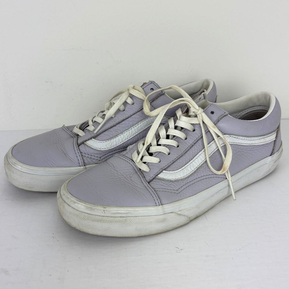 Vans Lavender Leather Sneakers low top Women 9